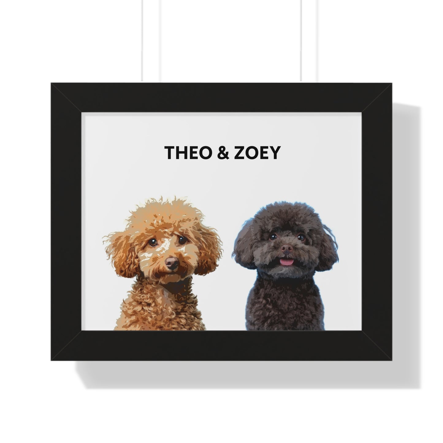 Horizontal Modern Pet Portrait